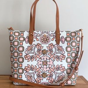 Rare Tory Burch Spring Small Tote Hicks garden